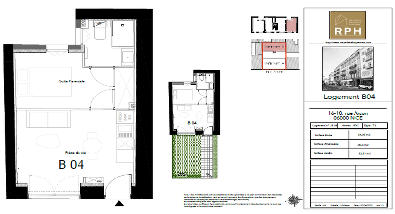 rue Arson 18, Nice, 1 Bedroom Bedrooms, ,1 BathroomBathrooms,Lägenheter,Till salu,rue Arson,1331