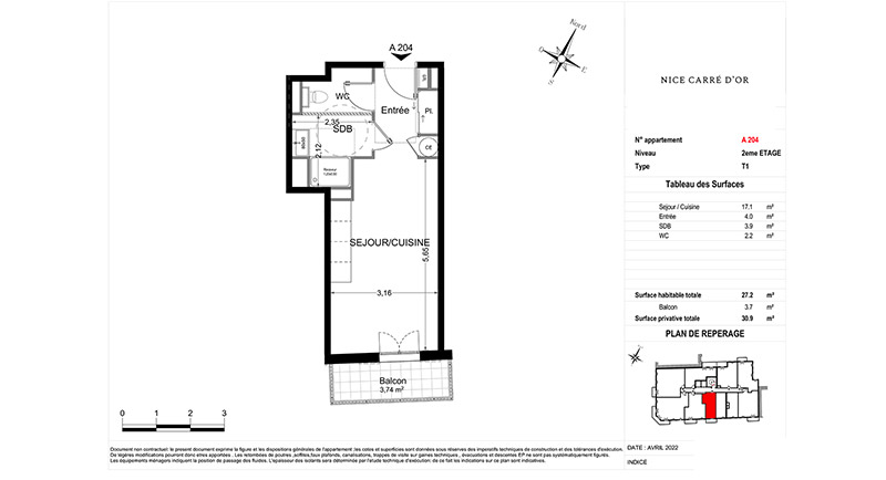 Rue Voltaire, Nice, 2 Bedrooms Bedrooms, ,1 BathroomBathrooms,Lägenheter,Till salu,Rue Voltaire,1332