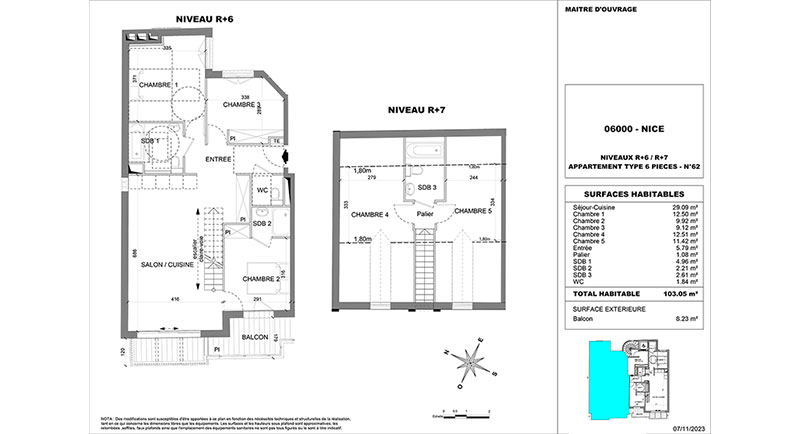 Av Villermot 25, Nice, 1 Bedroom Bedrooms, ,1 BathroomBathrooms,Lägenheter,Till salu,Av Villermot,1375