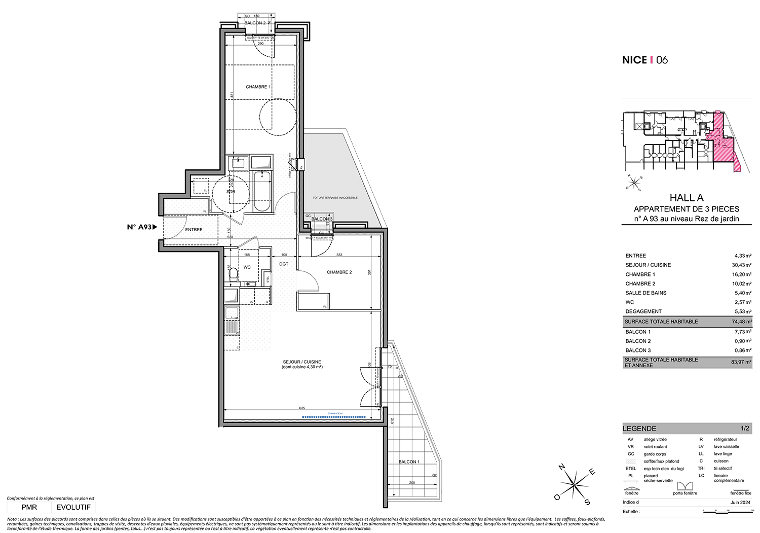 Avenue des arenes 26, Nice, 2 Bedrooms Bedrooms, 0 ,1 BathroomBathrooms,Lägenheter,Till salu,Avenue des arenes,0,1406