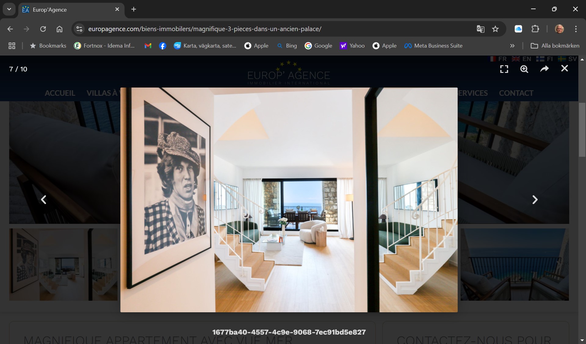 Boul Maurice Maeterlinck, Nice, 2 Bedrooms Bedrooms, 0 ,1 BathroomBathrooms,Lägenheter,Till salu,Boul Maurice Maeterlinck,0,1417