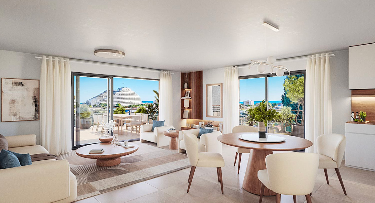 Villeneuve Loubet, 2 Bedrooms Bedrooms, 0 ,1 BathroomBathrooms,Lägenheter,Till salu,0,1487